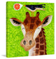 Marmont Hill, "Giraffe Blossom Ballad" by Janet Nelson on Wrapped Canvas, 32x32