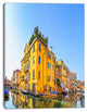 Venice Cityscape Water Canal, Abstract Canvas Artwork, 30"x40"