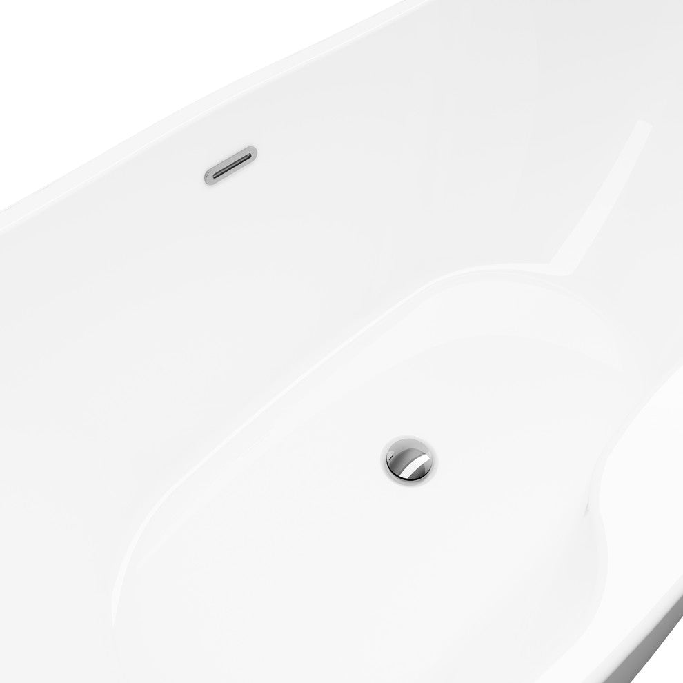 Turin-NF 69" Freestanding Tub No Faucet