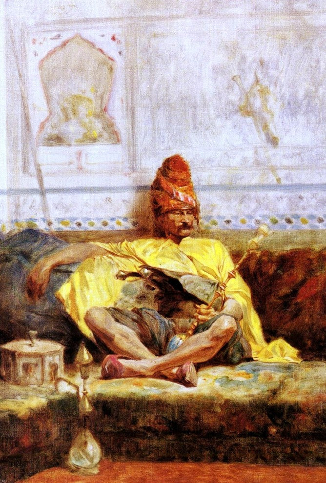 Charles Bargue Bashi-Bazouk Assis, Gallery Wrapped Canvas Print, 18"x27"