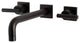 KS6025CML Wall Mount Tub Faucet, Oil Rubbed Bronze