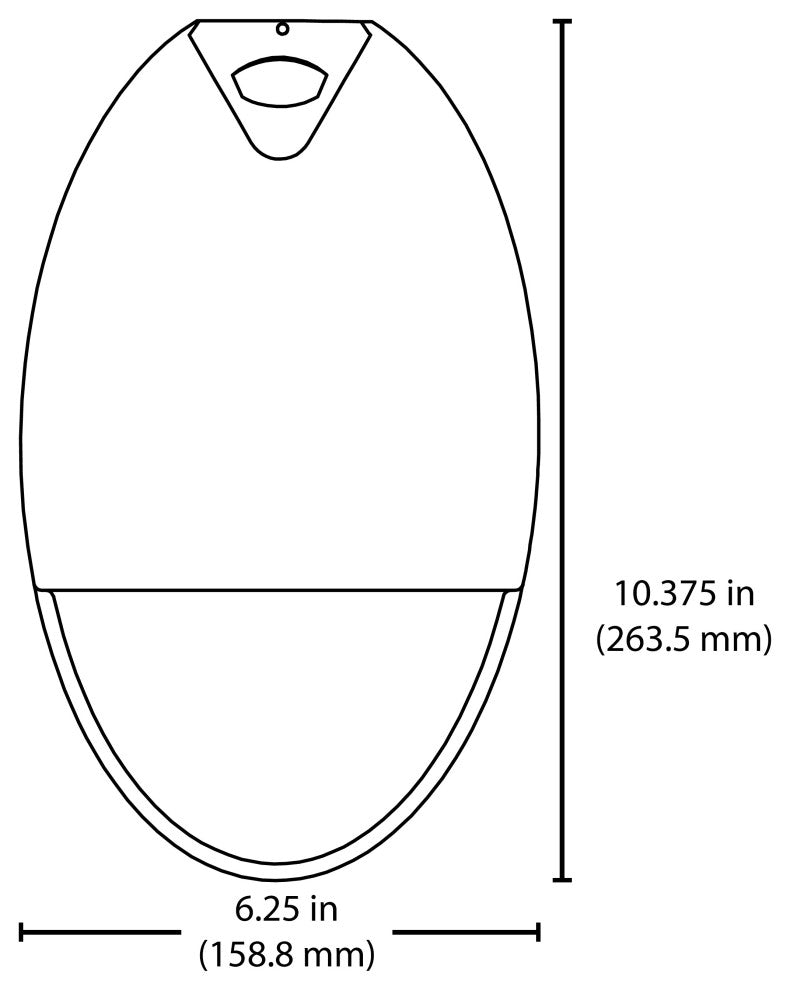 Bronze Outdoor LED Teardrop Emergency Wall Pack with Photocell, 2700k