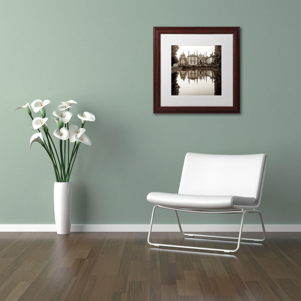 Alan Blaustein ''Portugal I'' Art, Wood Frame, White Mat, 11x11