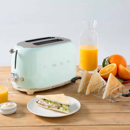 Smeg 2-Slice Toaster, Pastel Green