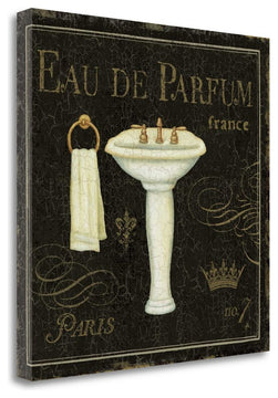 "Bain De Luxe III" By Daphne Brissonnet, Giclee Print on Gallery Wrap Canvas