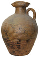 Ceramic Rough Light Brown Rust Dimensional Marks Vase Jar Hws1370
