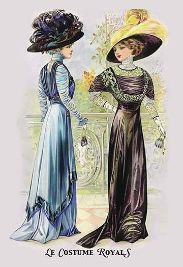 Le Costume Royals: April Grace- Gallery Wrapped Canvas Art 28" x 42"