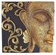 Mirrored Nirvana Dual Buddha Asian Wall Sculptures