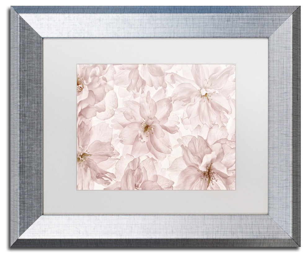 Cora Niele 'Translucent Cherry Blossom' Matted Framed Art