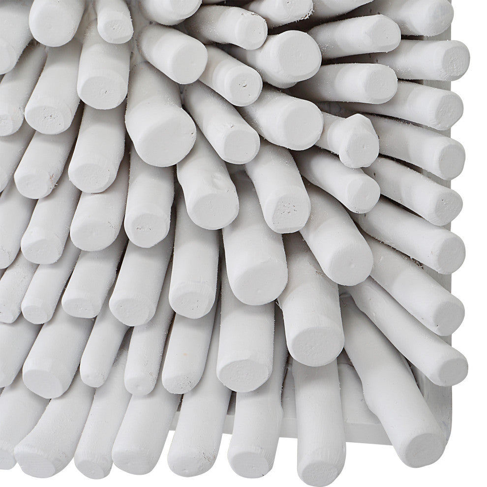 Uttermost PortSide White Wood Wall Panel