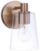Emilio Wall Sconce 1  Light  Satin Brass