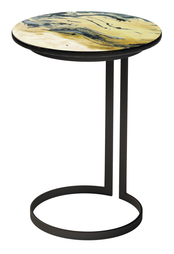 Etna Accent Table, Sahara Gold