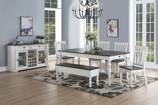 Joanna Two Tone Dining Table, Dining-Height