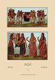 A Variety of Indian Ceremonial Garb #2 - Fine Art Giclee Print 24" x 36"
