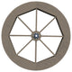 Pressure Treated Pine Waterwheel, Gray Stain, 48"