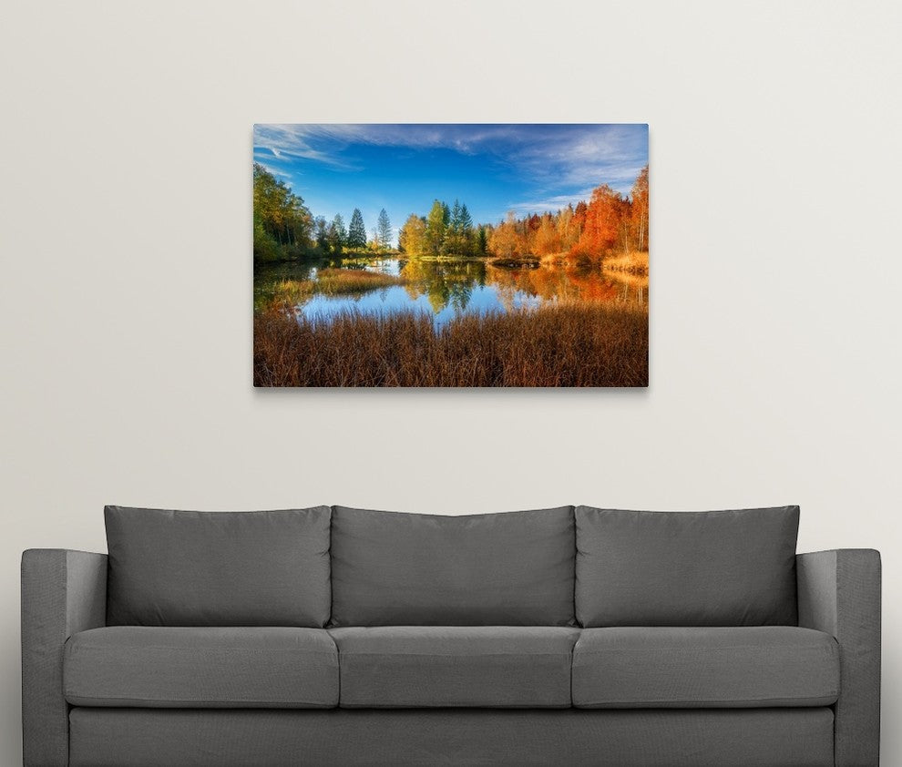 "Golden Dream" Wrapped Canvas Art Print, 48"x32"x1.5"