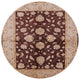 Ahgly Company Indoor Round Mid-Century Modern Area Rugs, 7' Round