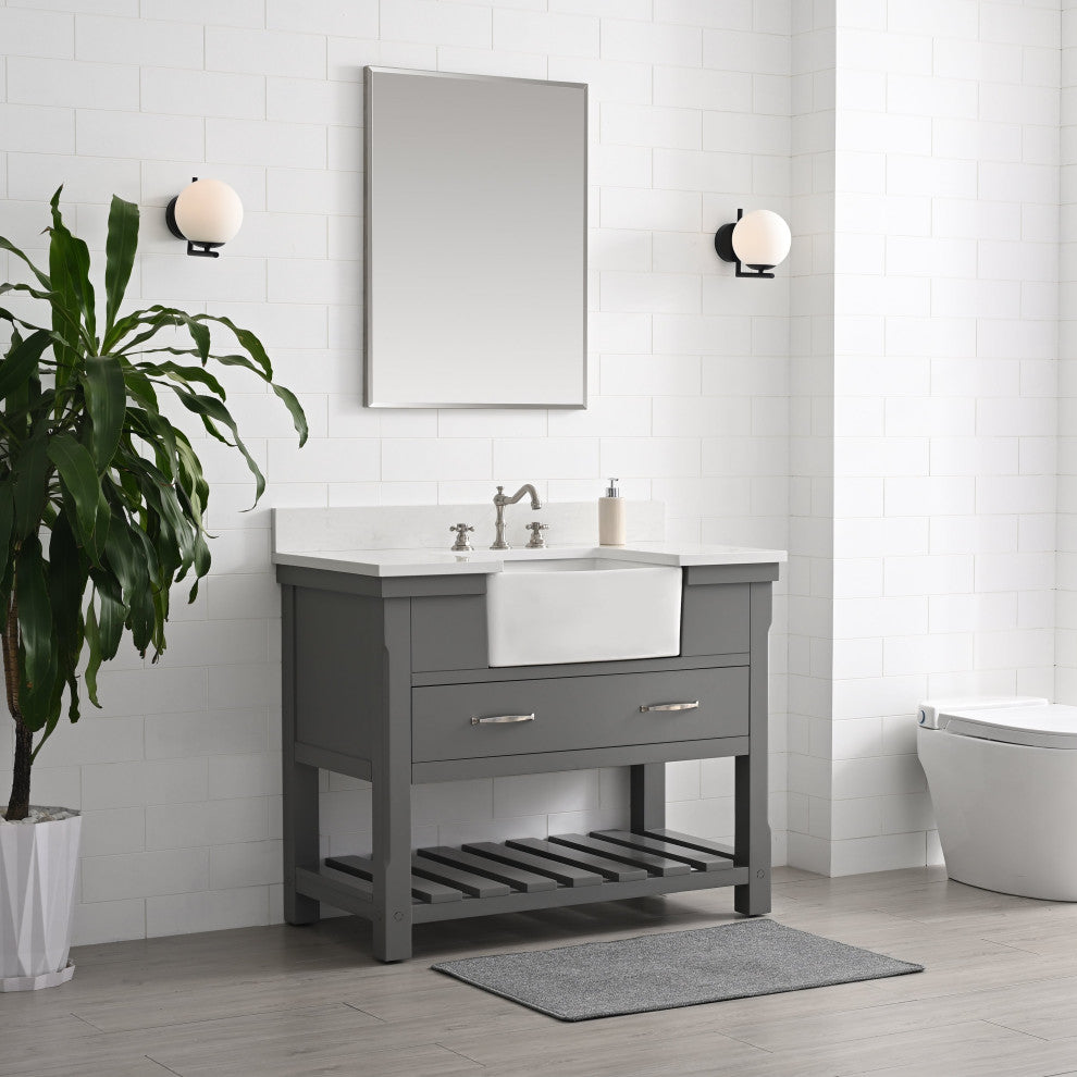 Wesley 42" Bathroom Vanity, Gray