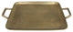 Jumbo Gold Metal Square Tray