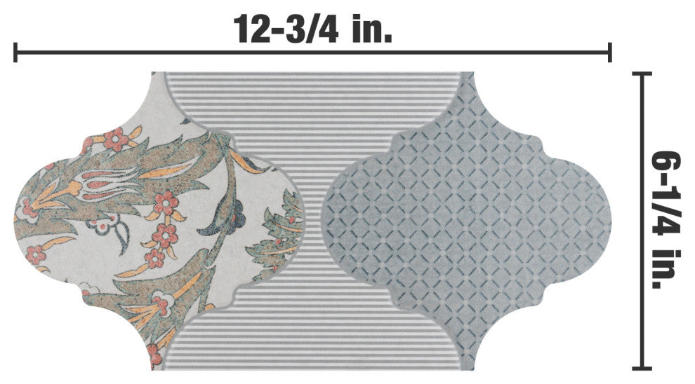 Tula Provenzal Mix Porcelain Floor and Wall Tile