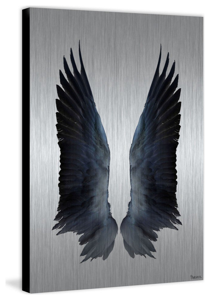 "Black Wings" Print on Brushed Aluminum, 24"x36"