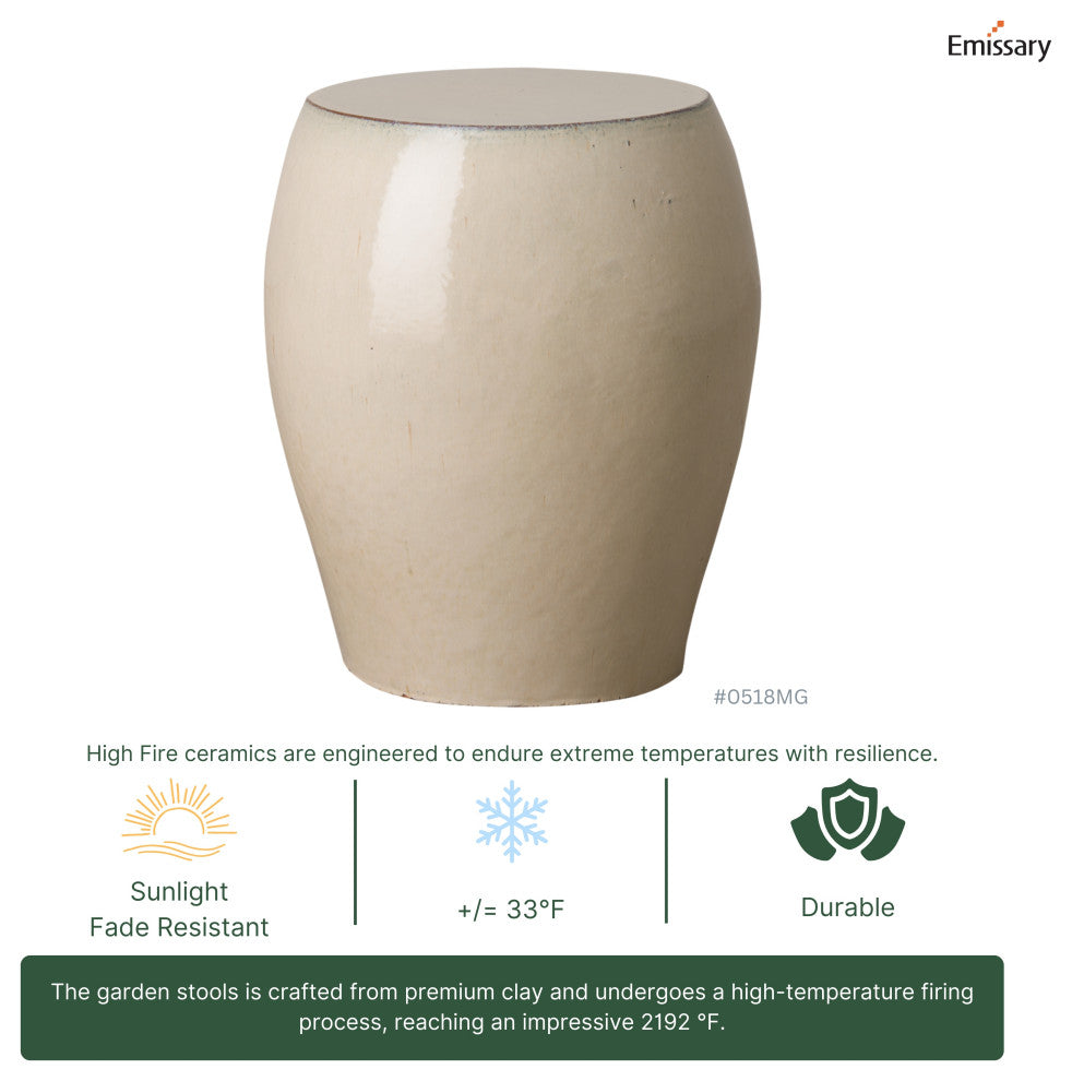 Seiji Garden Seat, Cream 15x18