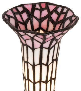 8 High Stained Glass Pond Lily Victorian Mini Lamp