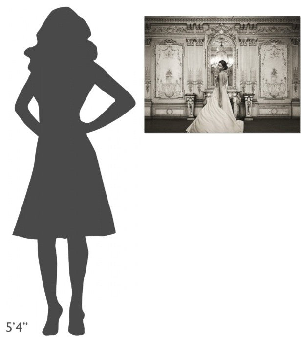 "At the Palace" Stretched Canvas Giclee by Haute Photo Collection, 32x24"