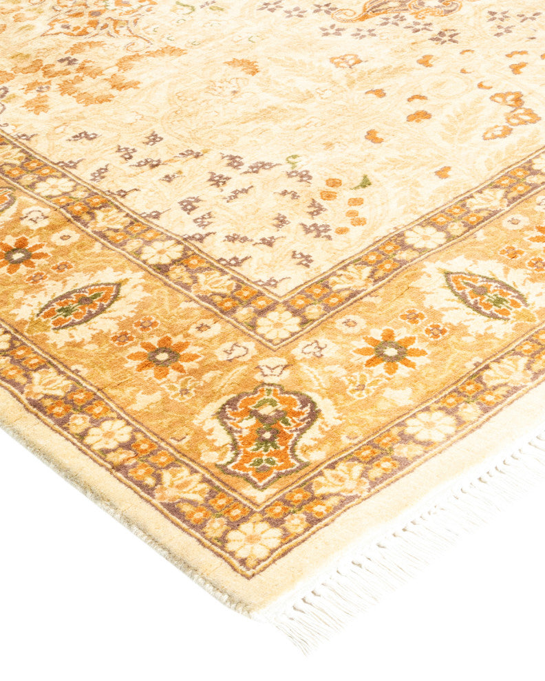 Mogul, One-of-a-Kind Hand-Knotted Area Rug Ivory, 4' 8 x 7' 1