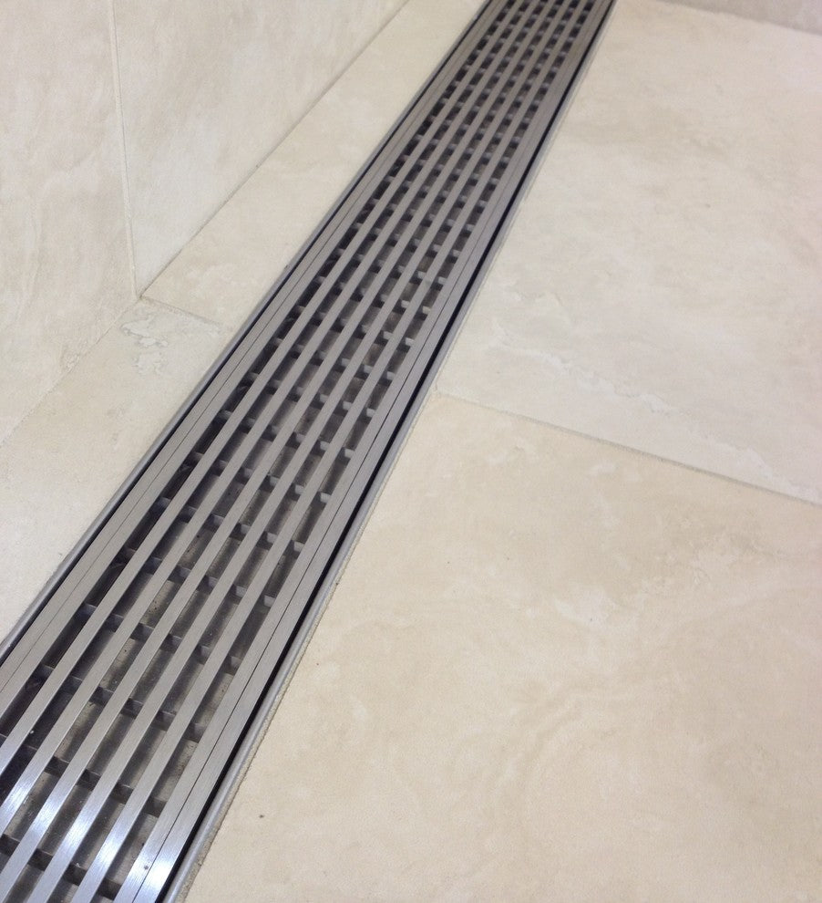 LUXE Wedgewire Linear Drain, 40"