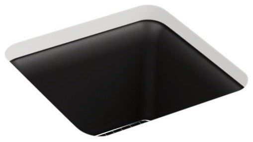 Kohler K-8223 Cairn 15-1/2" Undermount Single Bowl Stone Neoroc - Matte Black