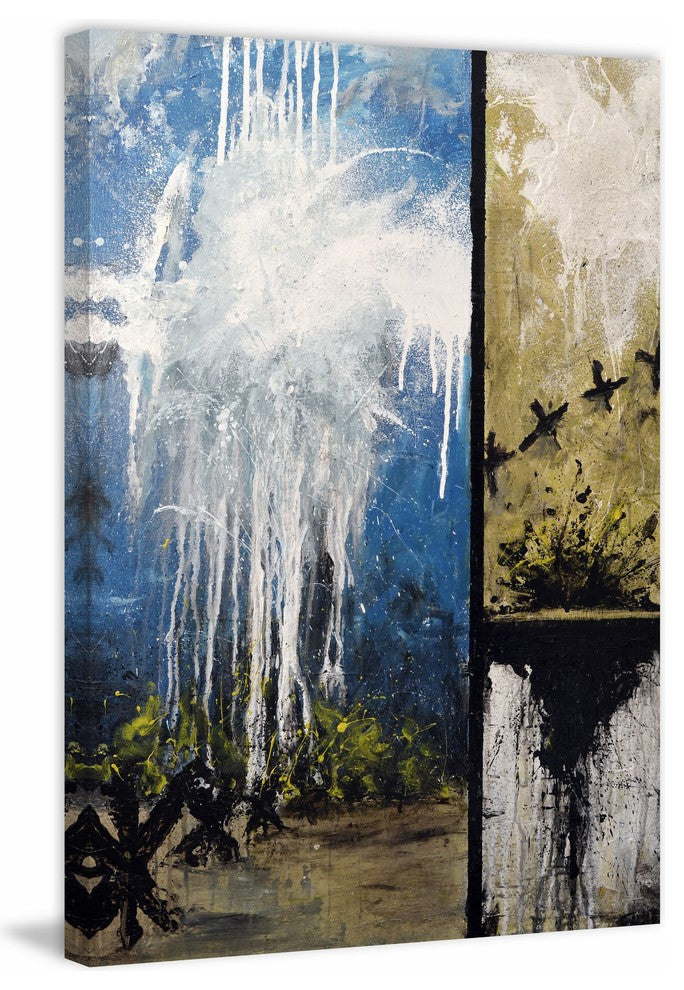 "iCraq" Painting Print on Wrapped Canvas, 40"x60"