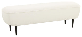Denise Cream Boucle Bench