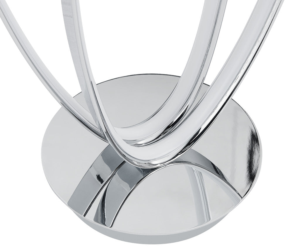 Milan Dimmable Integrated LED 65" Chrome Floor Lamp