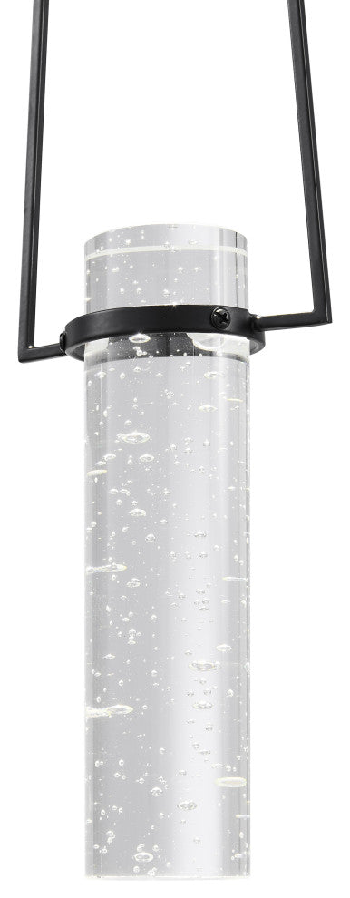 Harmony Single Dimmable Matte Black Pendant