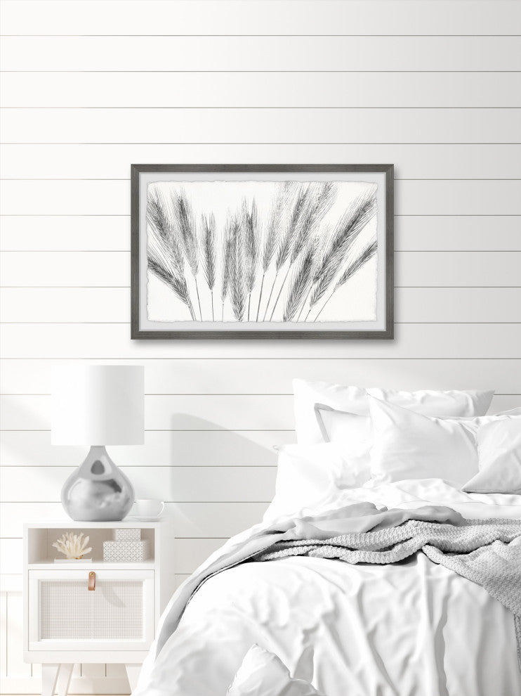 "Grass Grows" Framed Painting Print, 12x8