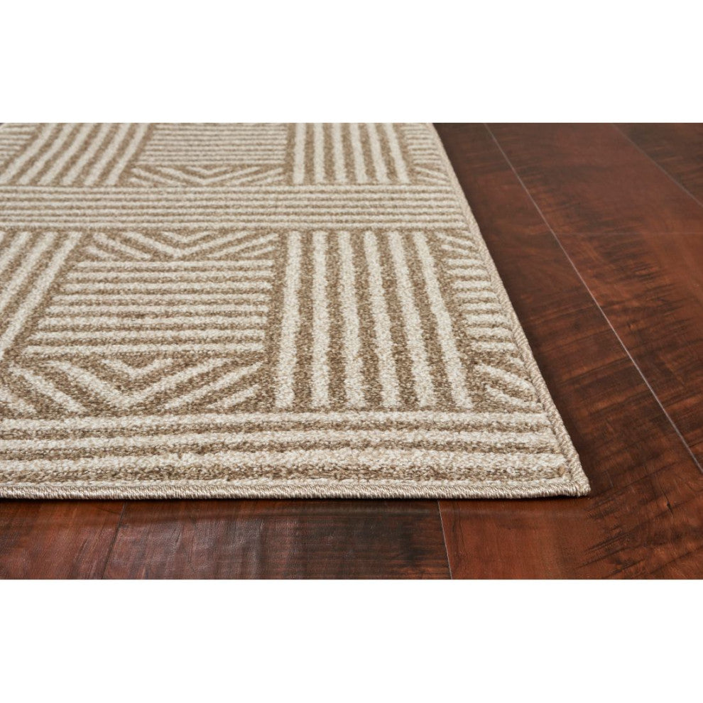 KAS Lucia 2762 Beige Westport Area Rug, 5'3"x7'7"