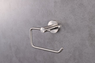 Bagno Nera Stainless Steel Toilet Paper Holder Satin Nickel