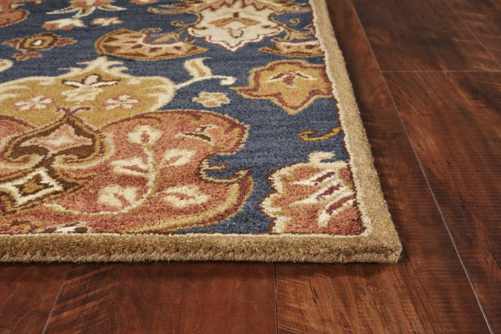 HomeRoots 8'x11' Grey Machine Woven Traditional Indoor Area Rug
