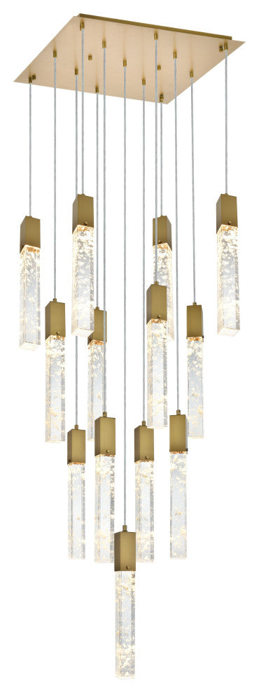 Home Living 26" Pendant, Satin Gold