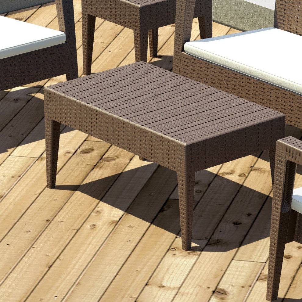 Compamia Miami Outdoor Coffee Table, Brown