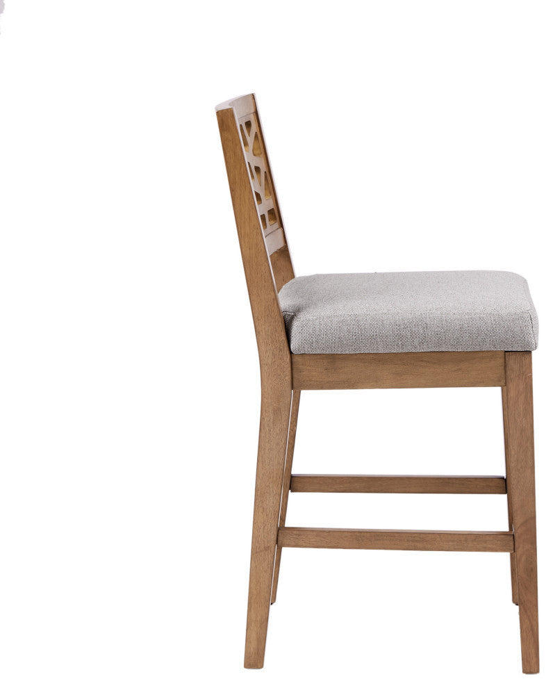 INK+IVY Farmhouse Wood Barstool Counter Stools