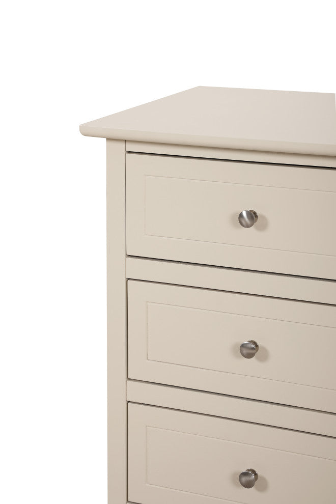 Drake 3-Drawer Nightstand, Beige