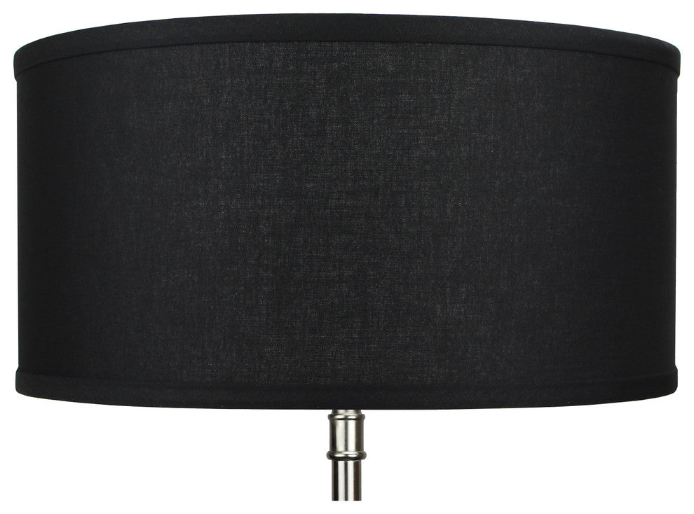 Fenchel Shades, 14"x14"x7" Spider Attachment Drum Lamp Shade, Linen