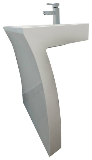 Cedar Falls 22"Pedestal Sink with Overflow