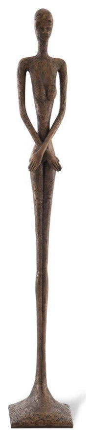 Skinny Female Sculpture, Bronze
