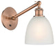 Innovations 317-1W-AC-G381-LED 1-Light Sconce, Antique Copper