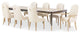 Malibu Crest Rectangular Dining Table - Crotch Mahogany
