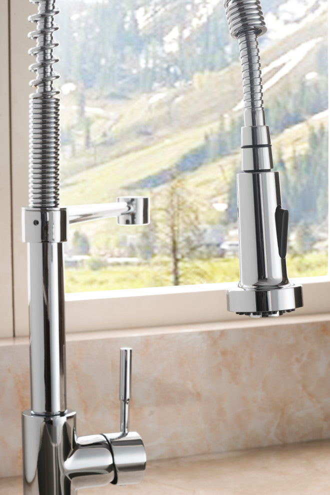 ZLINE Apollo Kitchen Faucet in Chrome (APL-KF-CH)