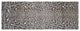 2' x 6' Gray and Brown Cheetah Washable Runner Rug